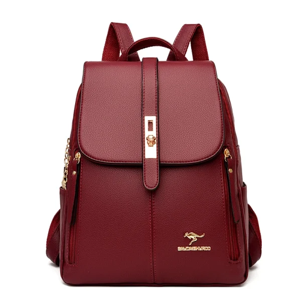 Luxury Women’s Leather Backpack - Image 9