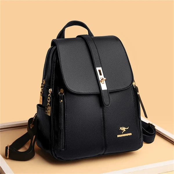 Luxury Women’s Leather Backpack - Image 11