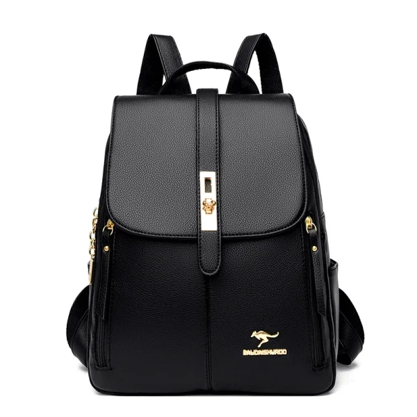 Luxury Women’s Leather Backpack - Image 10